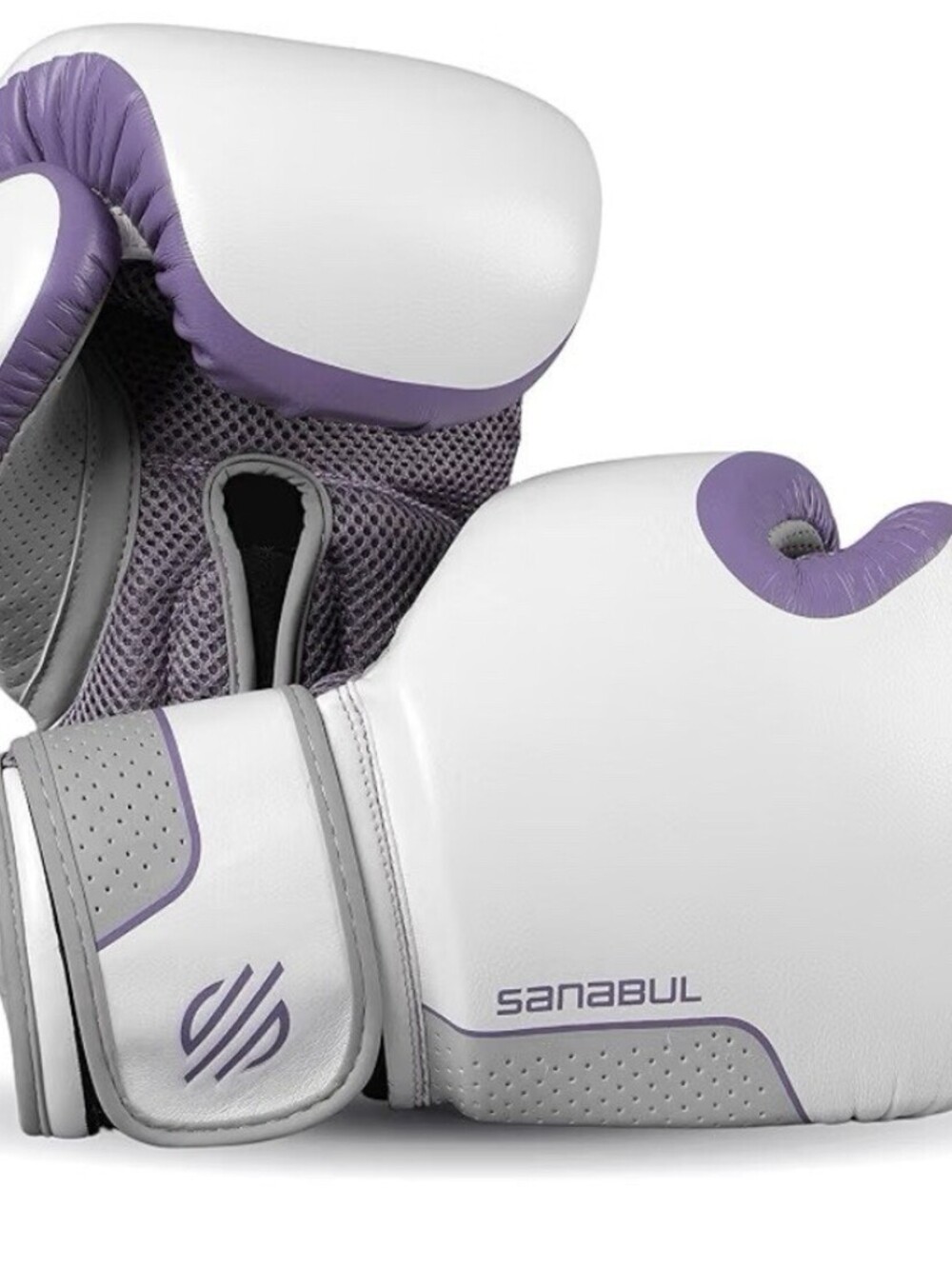 Sanabul Hyperstrike Boxing Gloves For Women 8oz Purple White